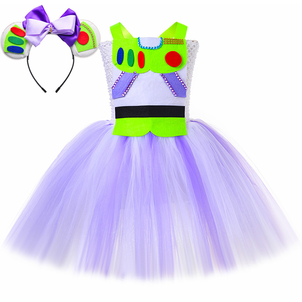 Anime Cosplay Toddler - Costume da bambina Buzz Lightyear per