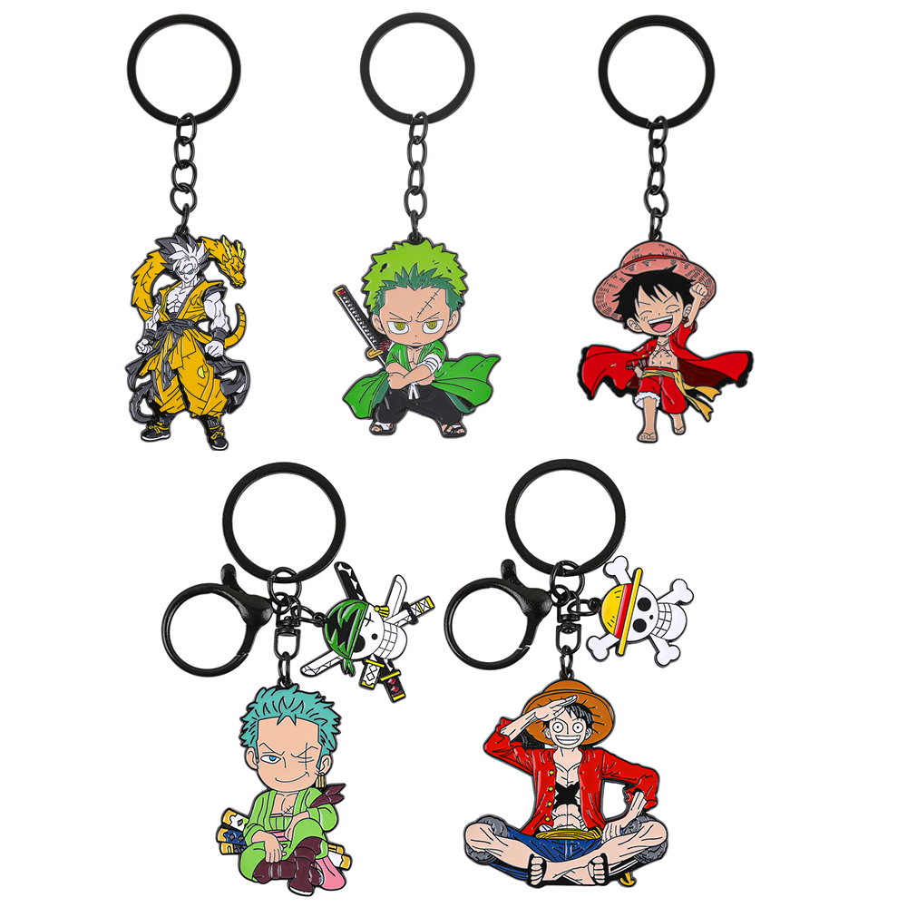 Anime Cosplay One Piece - Set di Portachiavi Anime One Piece
