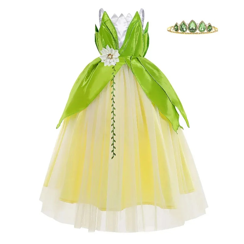 Anime Cosplay Toddler - Costume Premium da Principessa Tiana per