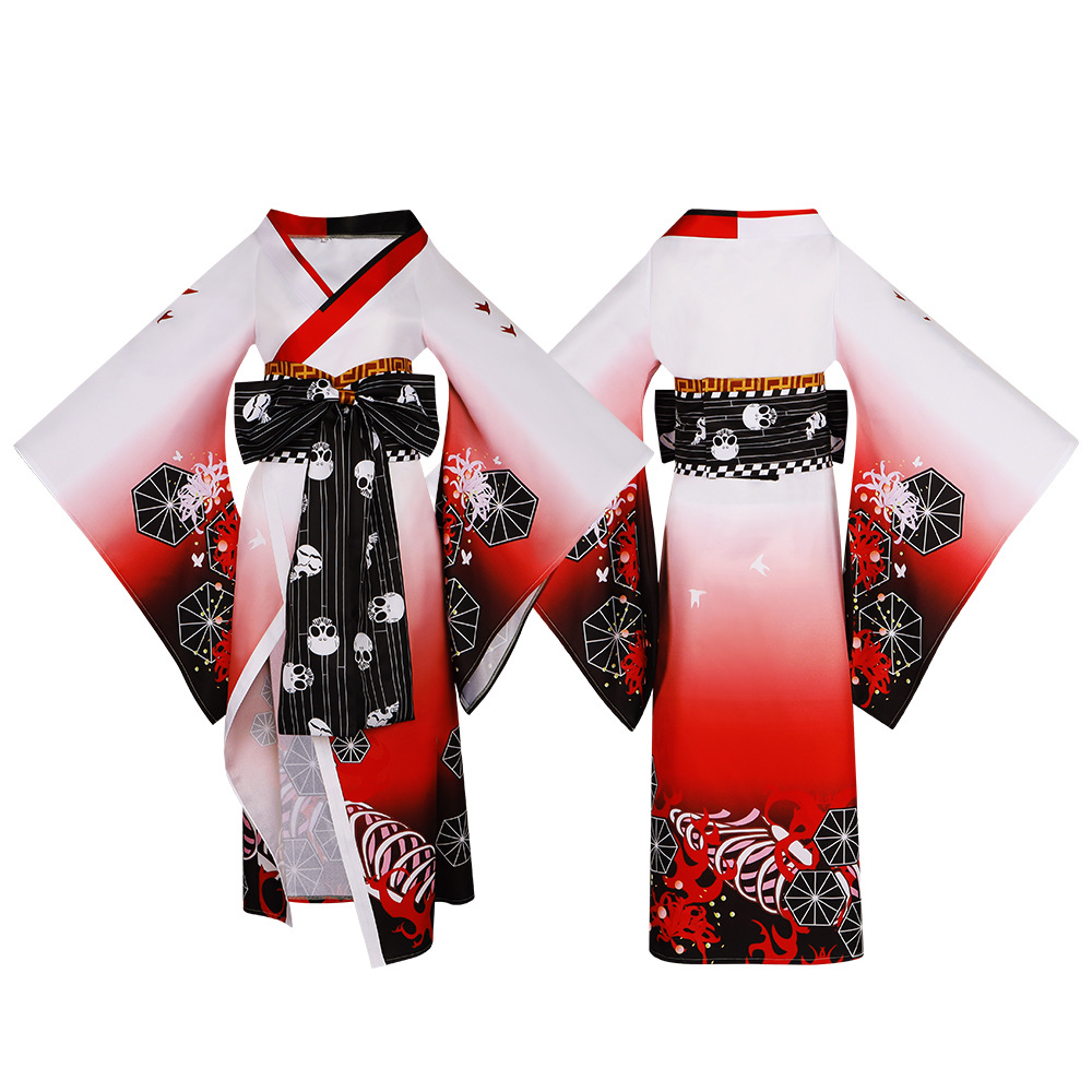 Anime Cosplay Makima - Costume Cosplay Kimono Hyakkiyakou Chainsaw Man,