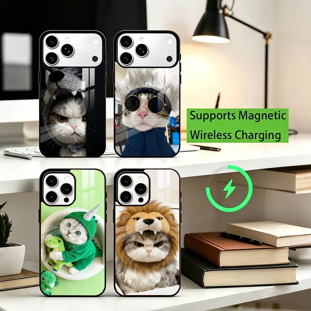 Anime Cosplay Quotes - Custodia per telefono con simpatico gatto