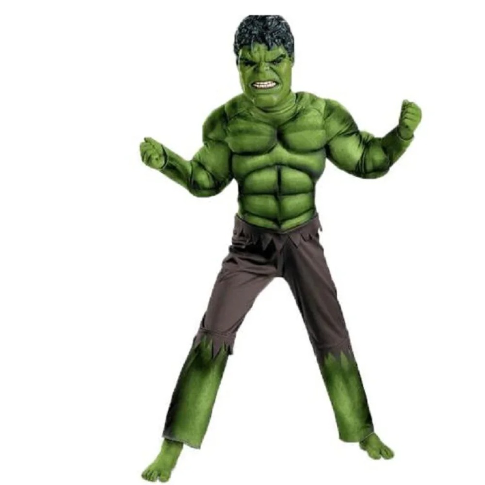 Anime Cosplay Toddler - Bambini Supereroi verdi Anime Hulk Cosplay
