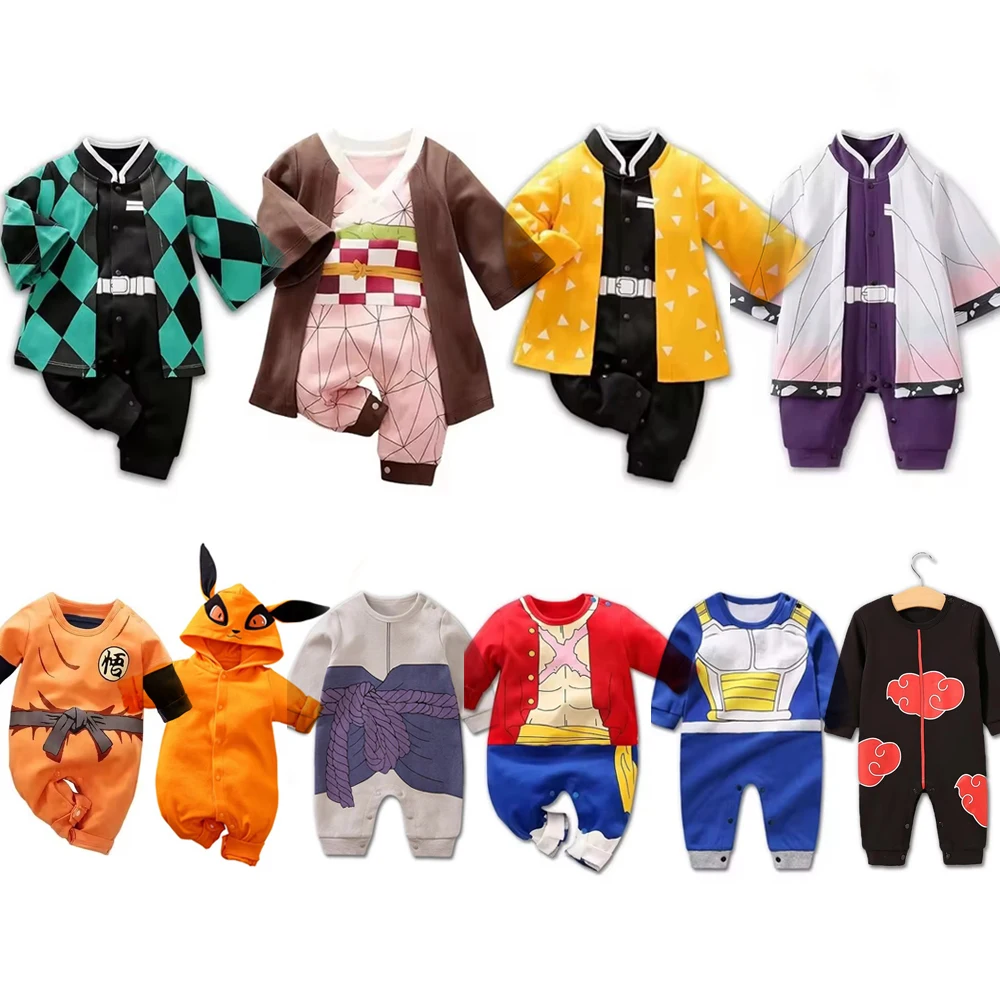 Anime Cosplay Toddler - 0-18 mesi Anime pagliaccetti per bambini