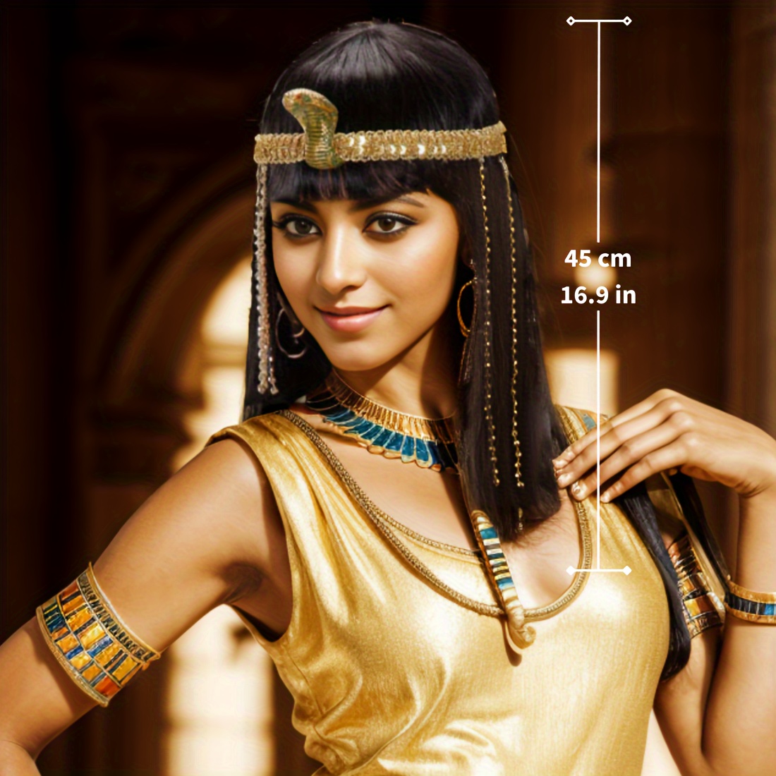 Parrucca Sintetica Nera Liscia - Egypt Cosplay Anime recensione e prezzo