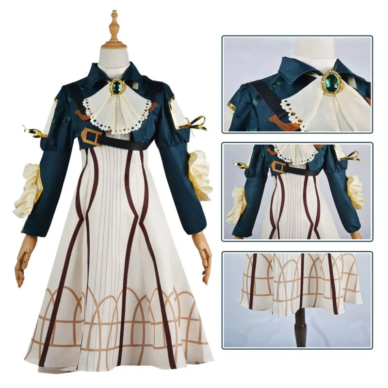2026 Costume cosplay anime vio - Violet Evergarden Dress recensione e prezzo