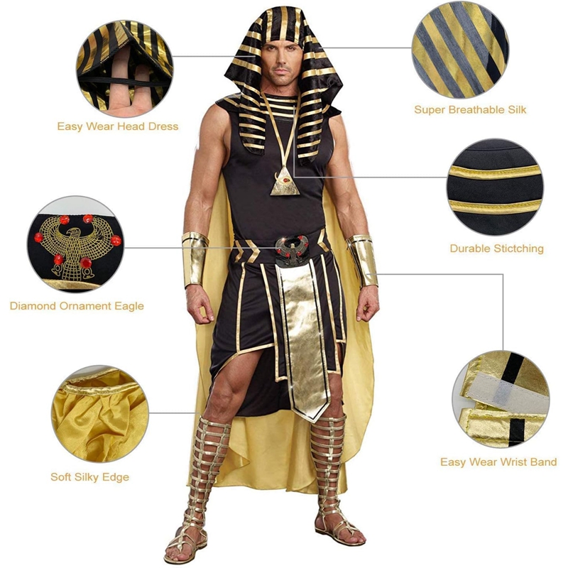 Set di costumi egiziani da uom - Egypt Cosplay Anime recensione e prezzo