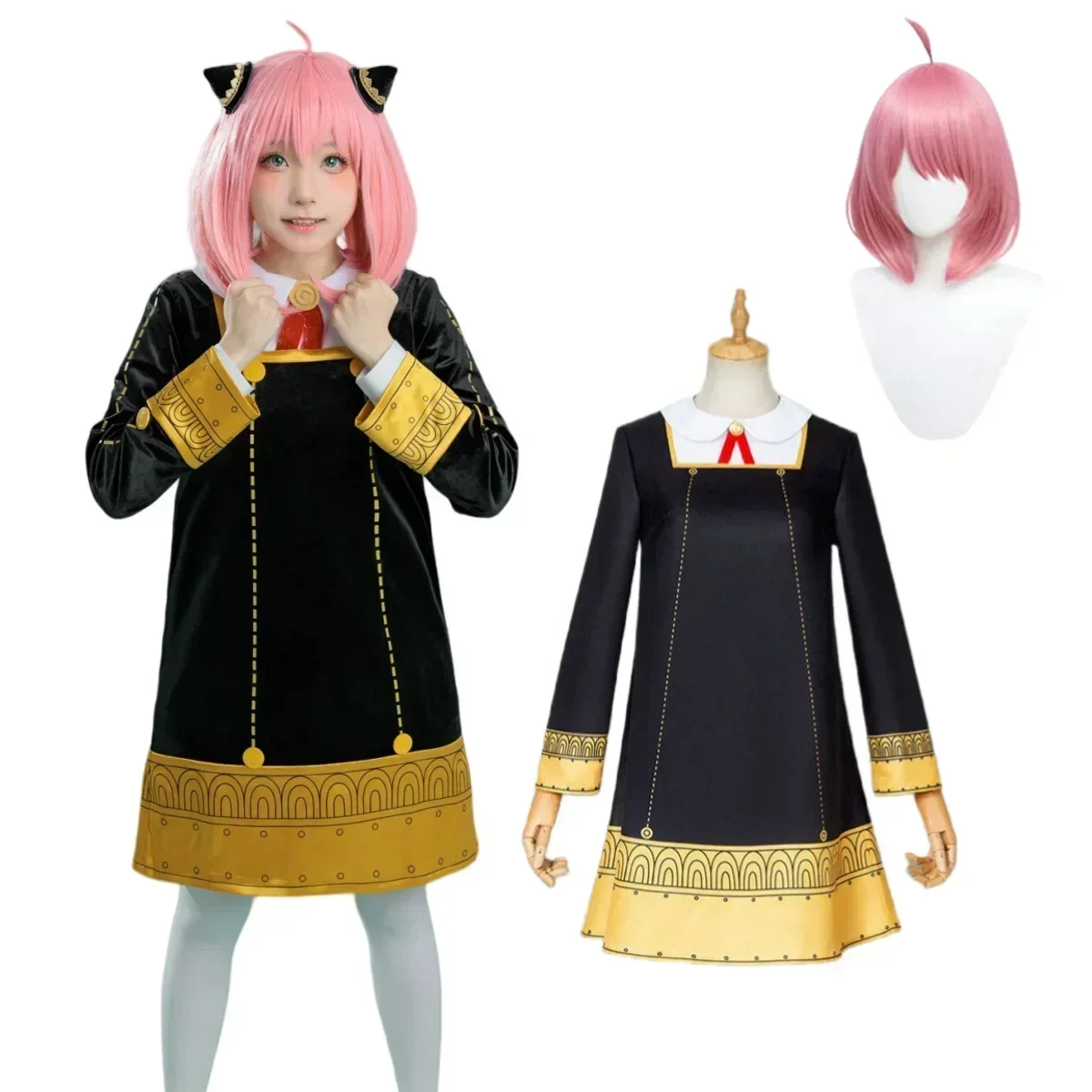 Costume Cosplay Anya Forger An - Anime Cosplay Toddler recensione e prezzo